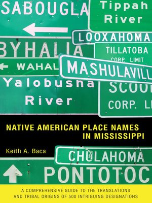 cover image of Native American Place Names in Mississippi